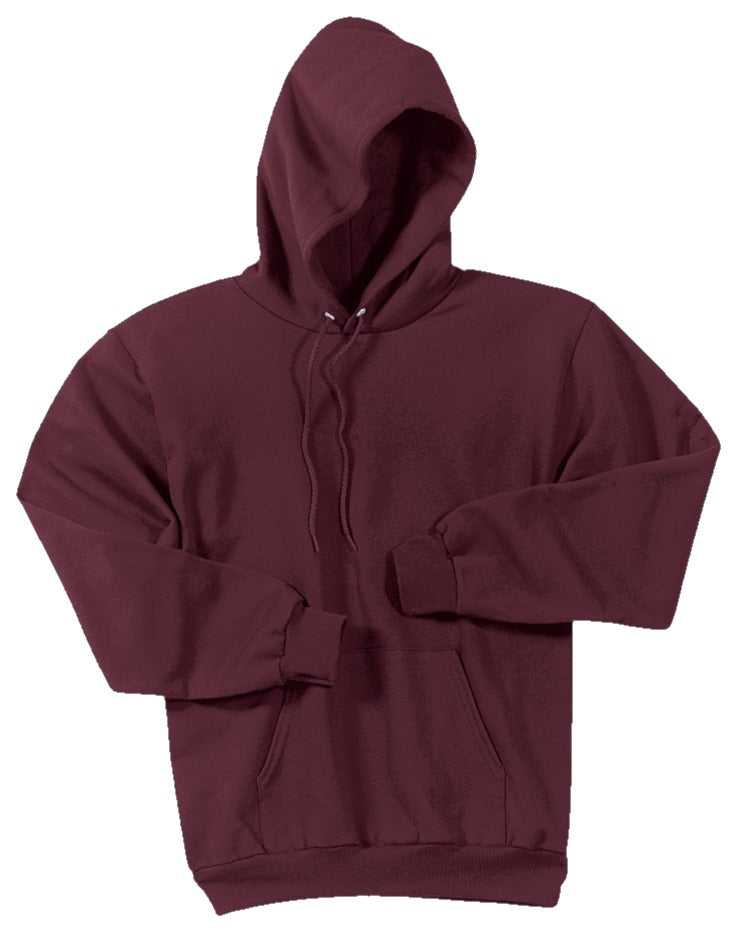 Port &amp; Company PC78H Core Fleece Pullover Hooded Sweatshirt - Maroon - HIT a Double - 5