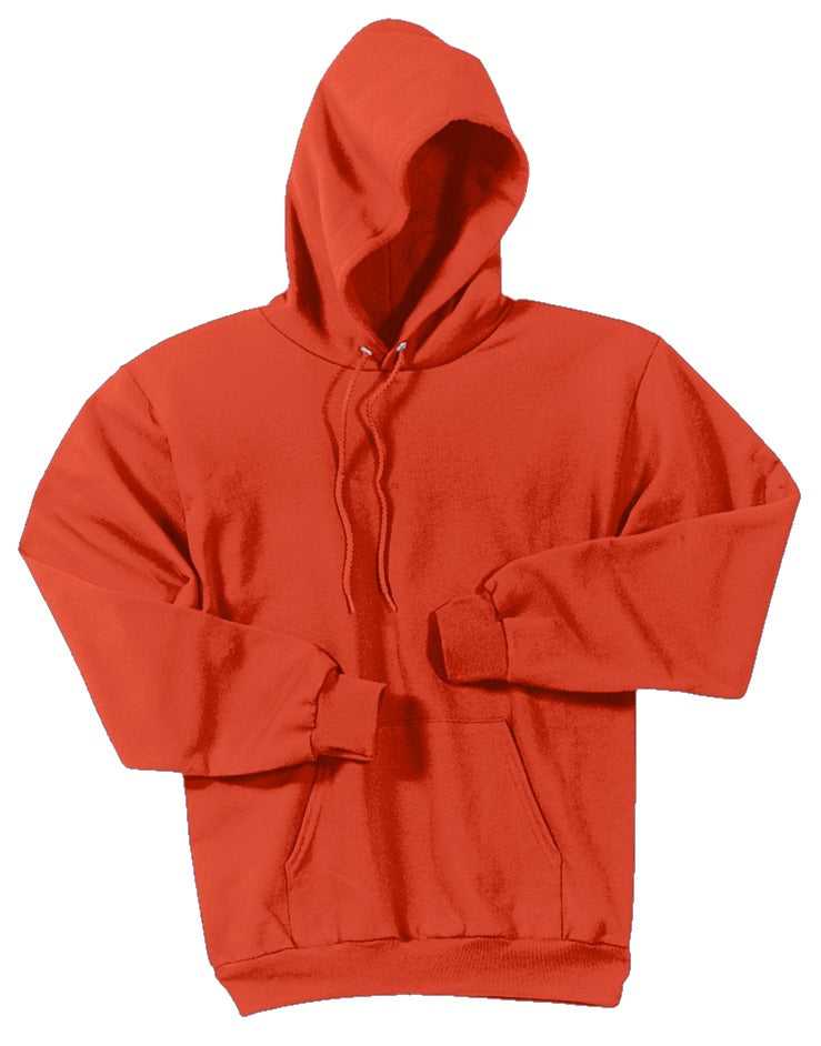 Port &amp; Company PC78H Core Fleece Pullover Hooded Sweatshirt - Orange - HIT a Double - 5