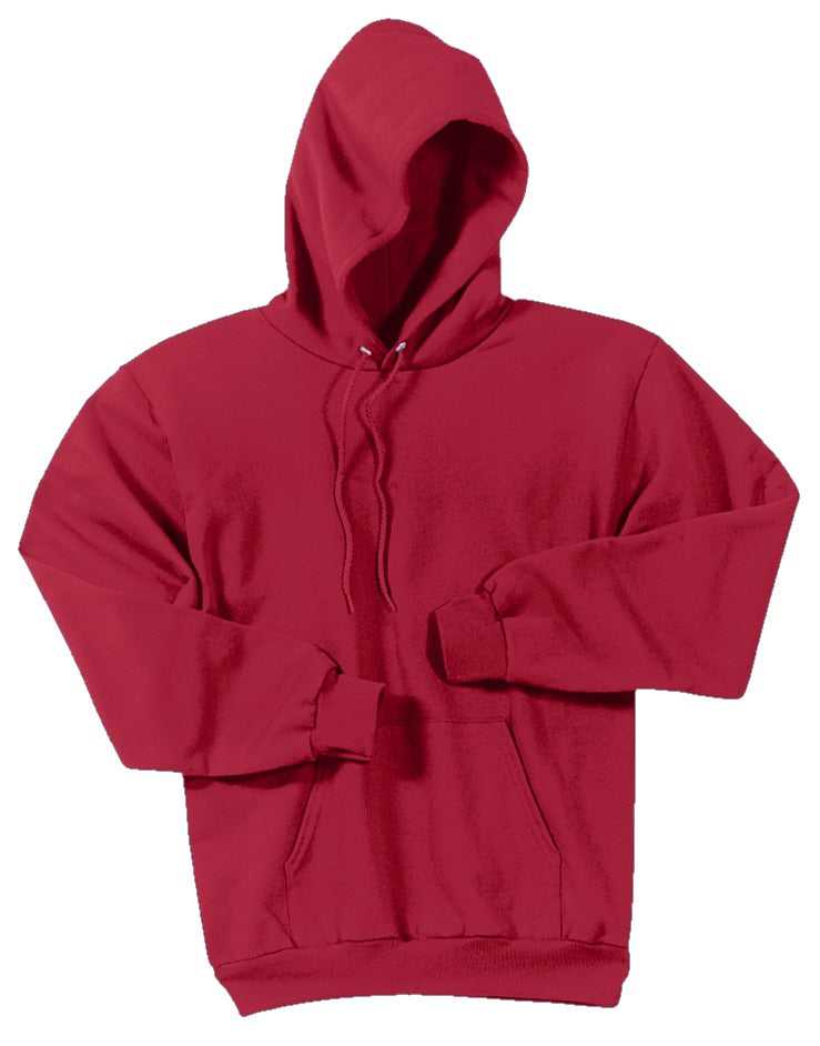 Port &amp; Company PC78H Core Fleece Pullover Hooded Sweatshirt - Red - HIT a Double - 5