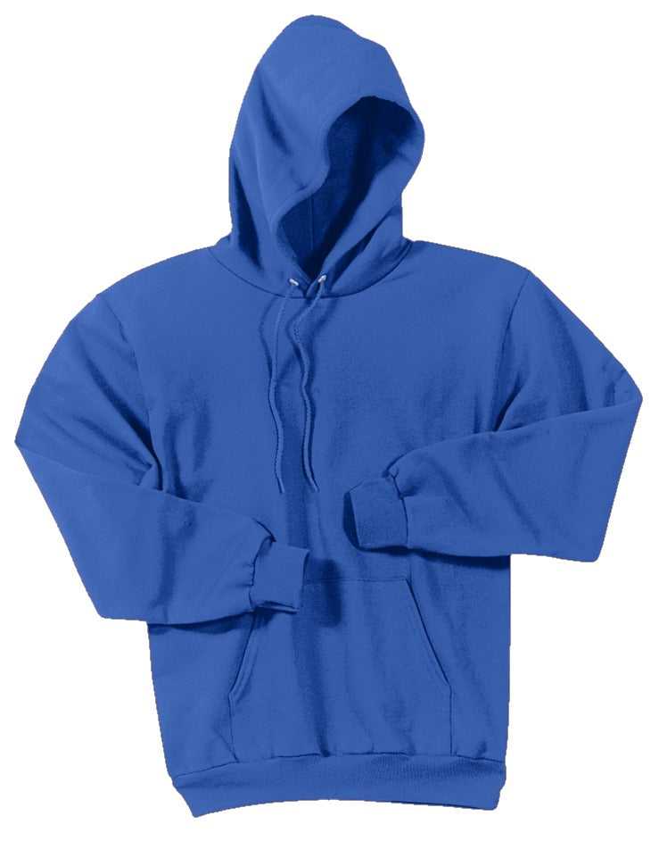 Port &amp; Company PC78H Core Fleece Pullover Hooded Sweatshirt - Royal - HIT a Double - 5