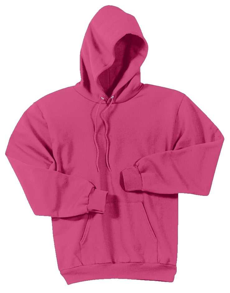 Port &amp; Company PC78H Core Fleece Pullover Hooded Sweatshirt - Sangria - HIT a Double - 5