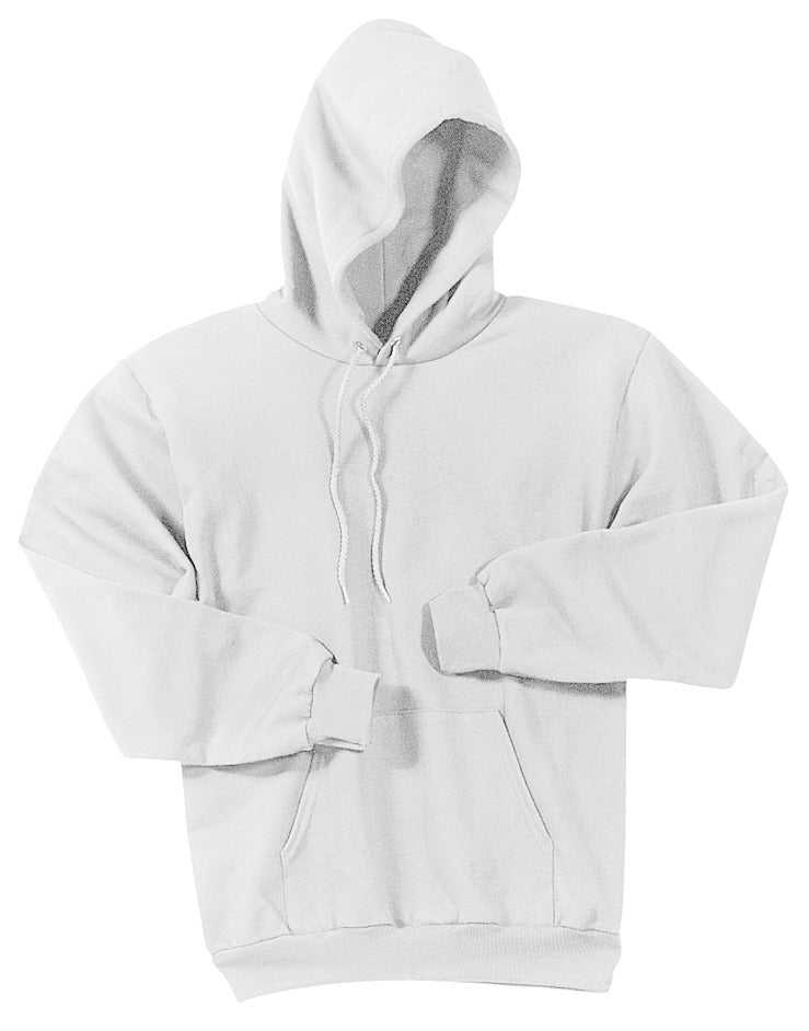 Port &amp; Company PC78H Core Fleece Pullover Hooded Sweatshirt - White - HIT a Double - 5