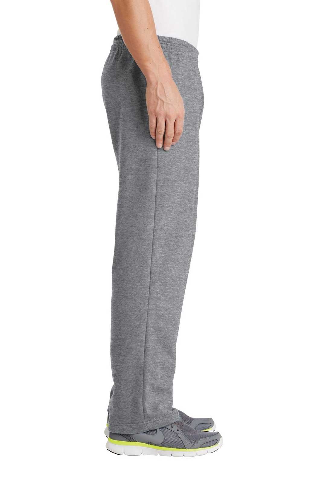 Port &amp; Company PC78P Core Fleece Sweatpant with Pockets - Athletic Heather - HIT a Double - 3