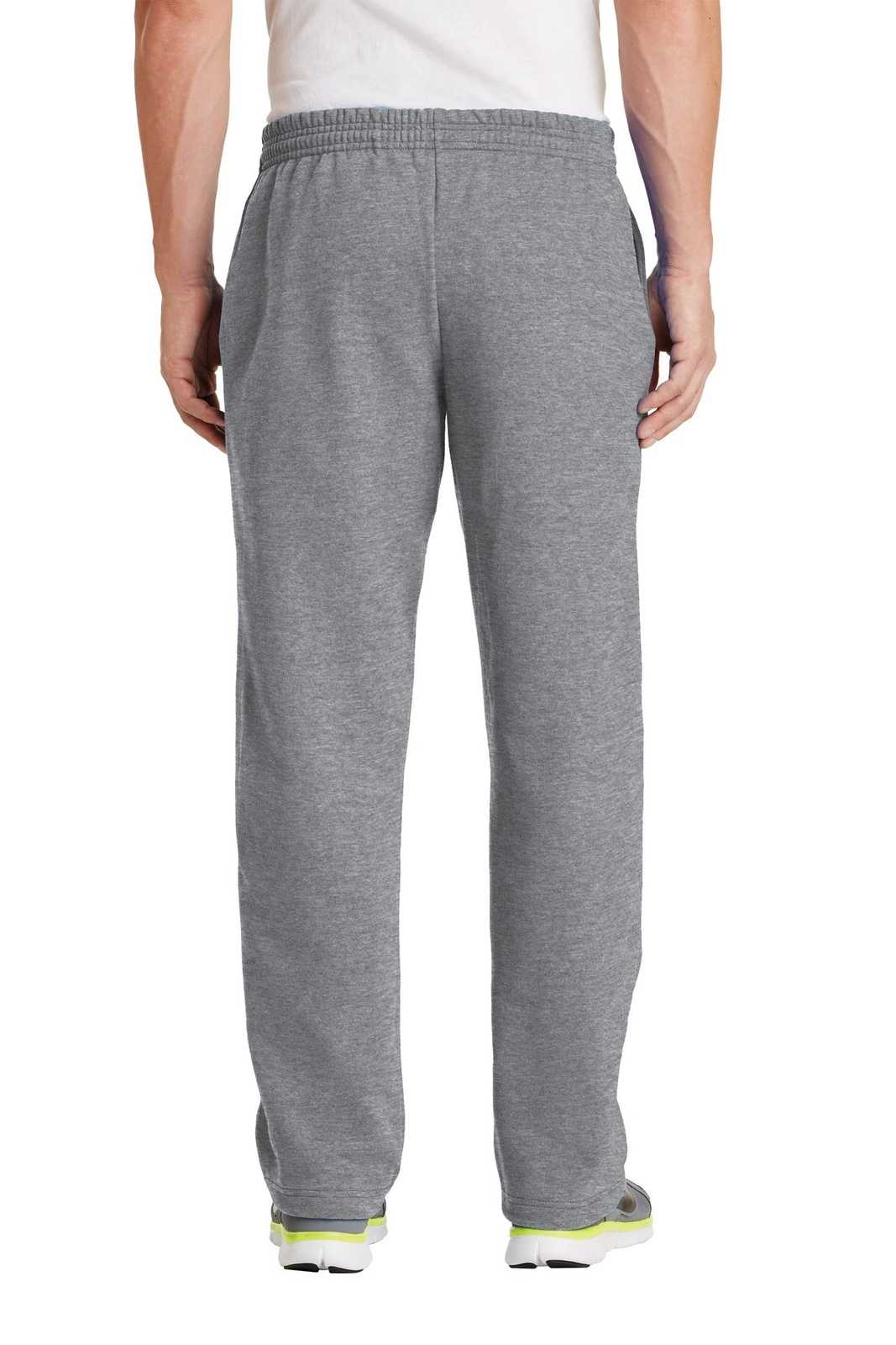 Port &amp; Company PC78P Core Fleece Sweatpant with Pockets - Athletic Heather - HIT a Double - 2