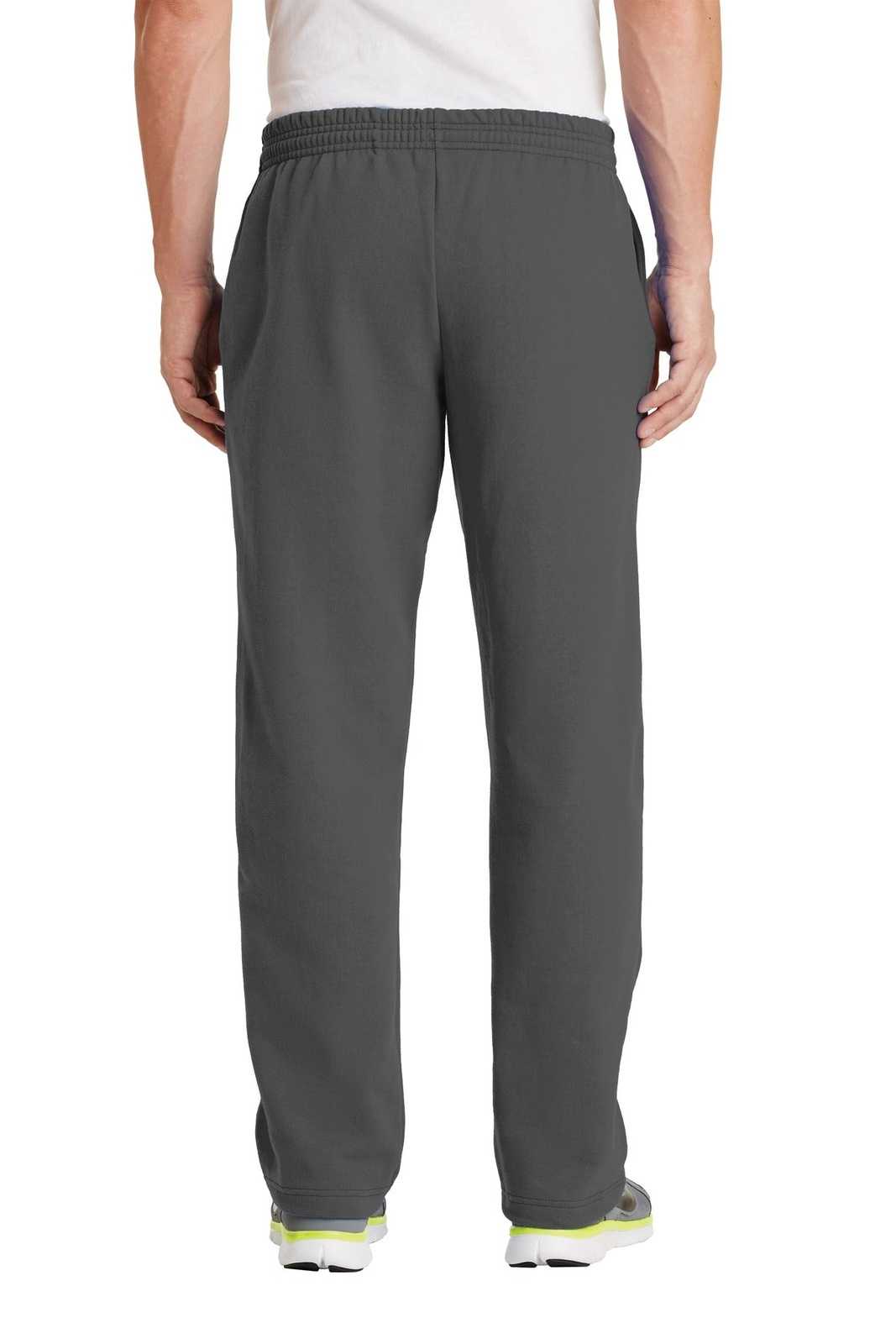 Port &amp; Company PC78P Core Fleece Sweatpant with Pockets - Charcoal - HIT a Double - 2