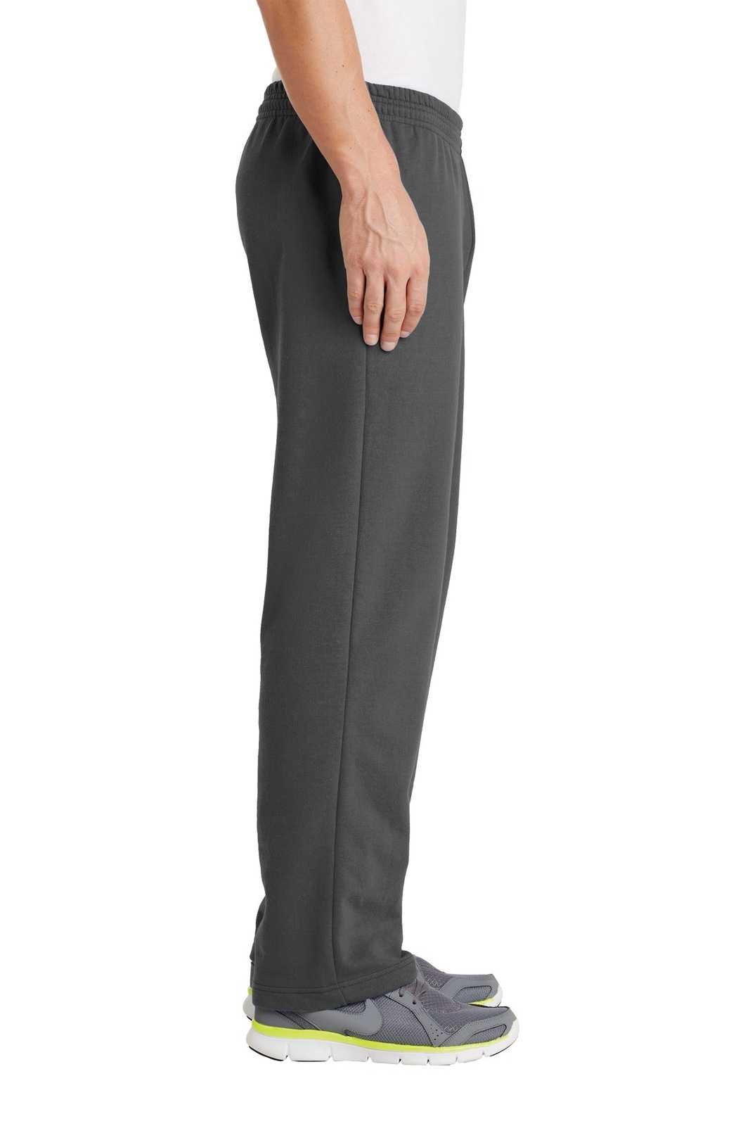 Port &amp; Company PC78P Core Fleece Sweatpant with Pockets - Charcoal - HIT a Double - 3