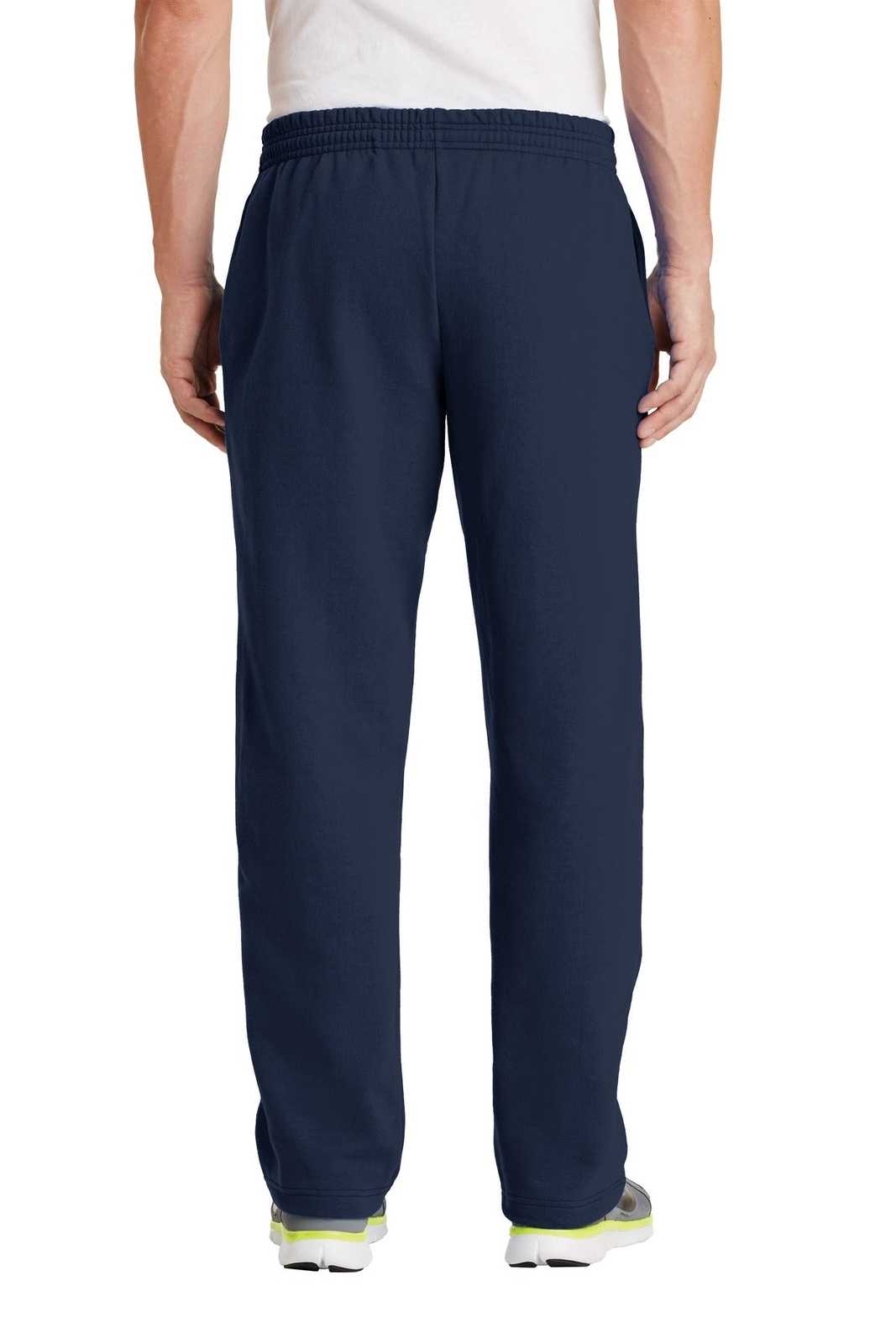 Port &amp; Company PC78P Core Fleece Sweatpant with Pockets - Navy - HIT a Double - 2