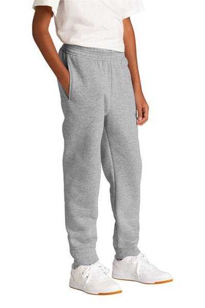 Port &amp; Company PC78YJ Youth Core Fleece Jogger - Athletic Heather - HIT a Double - 1