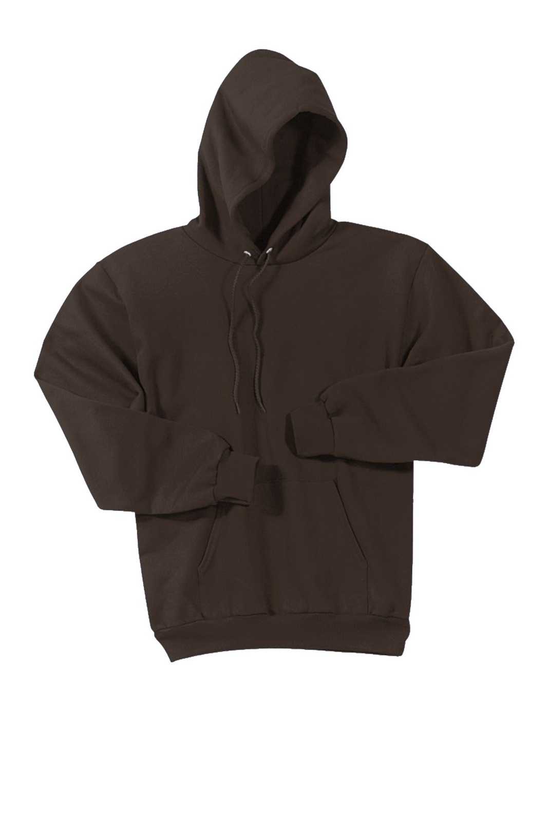 Port &amp; Company PC90HT Tall Essential Fleece Pullover Hooded Sweatshirt - Dark Chocolate Brown - HIT a Double - 2
