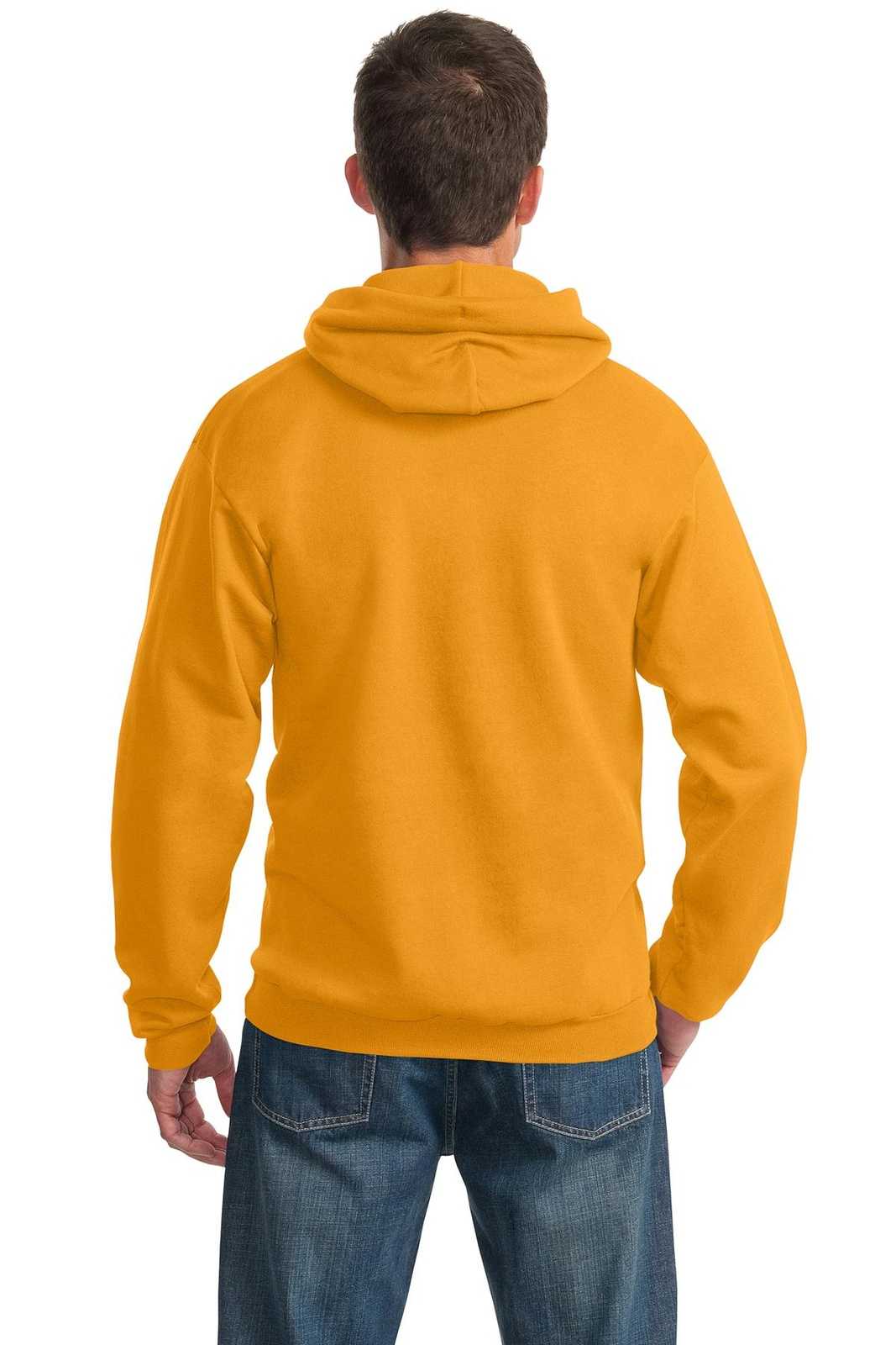 Port &amp; Company PC90H Essential Fleece Pullover Hooded Sweatshirt - Gold - HIT a Double - 2
