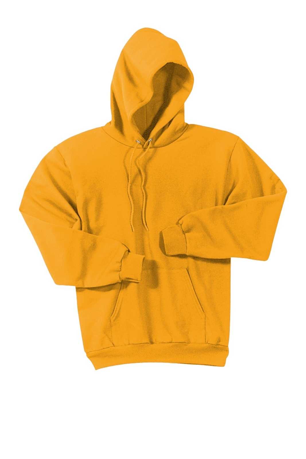 Port &amp; Company PC90H Essential Fleece Pullover Hooded Sweatshirt - Gold - HIT a Double - 5