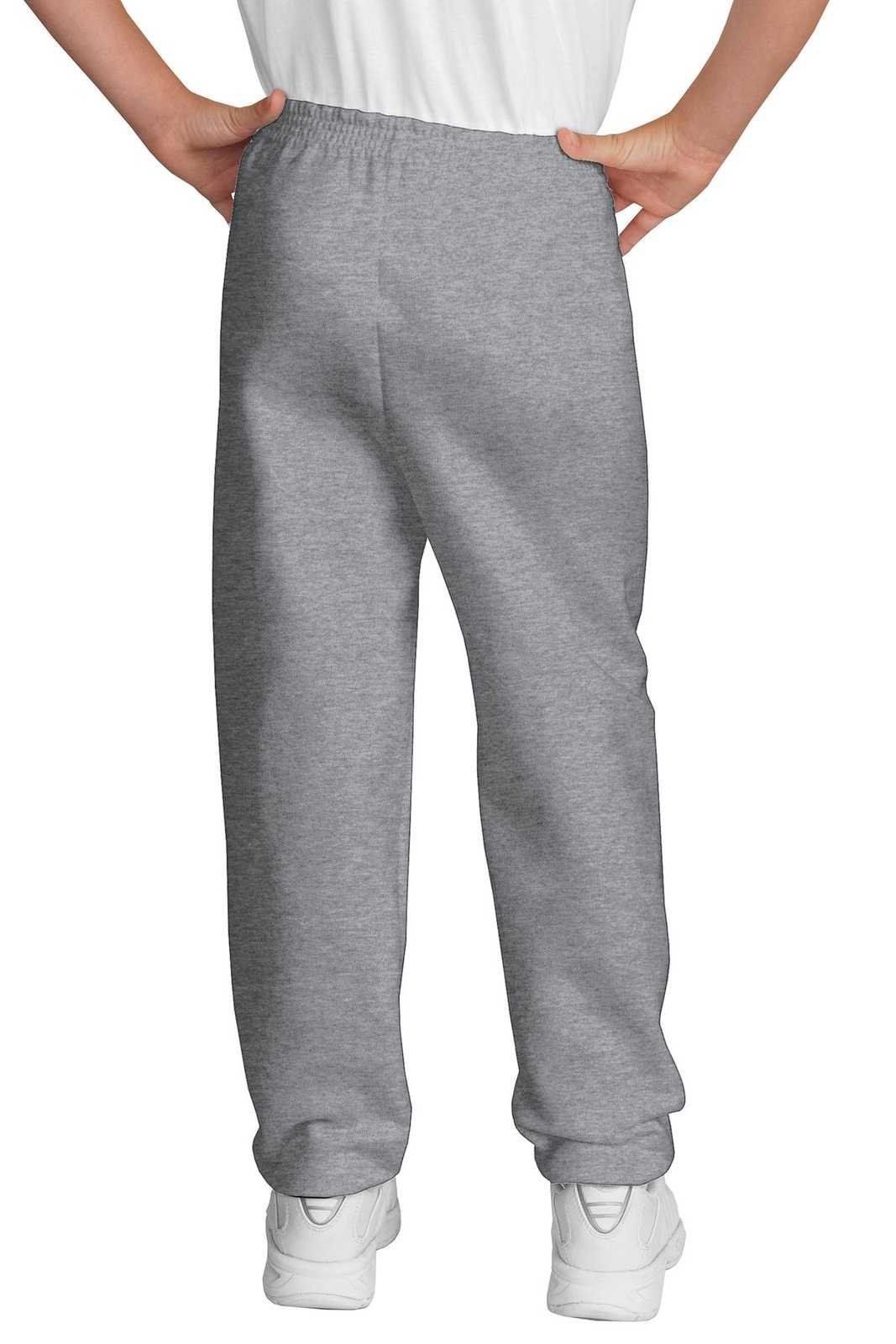 Port &amp; Company PC90YP Youth Core Fleece Sweatpant - Athletic Heather - HIT a Double - 2