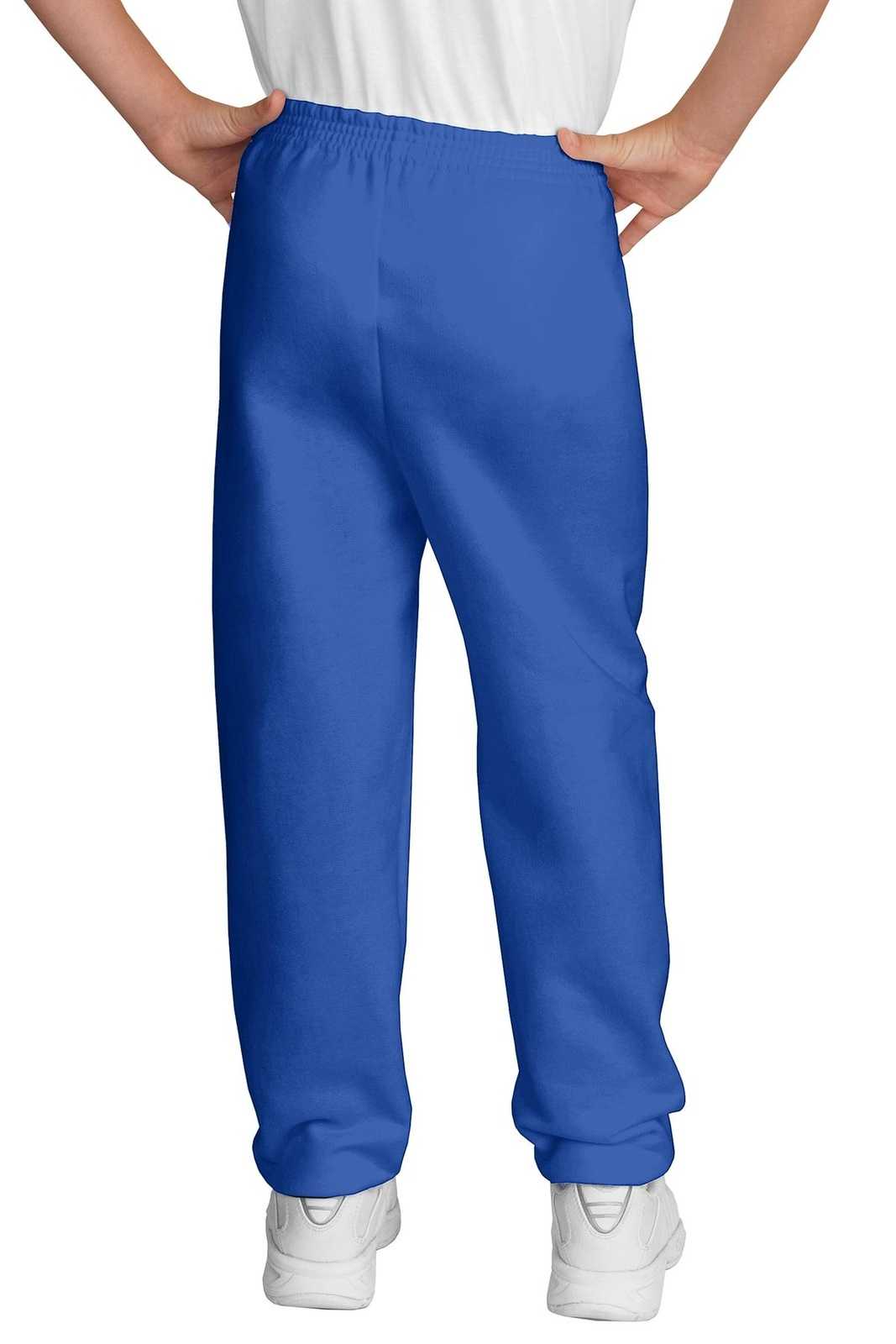 Port &amp; Company PC90YP Youth Core Fleece Sweatpant - Royal - HIT a Double - 2