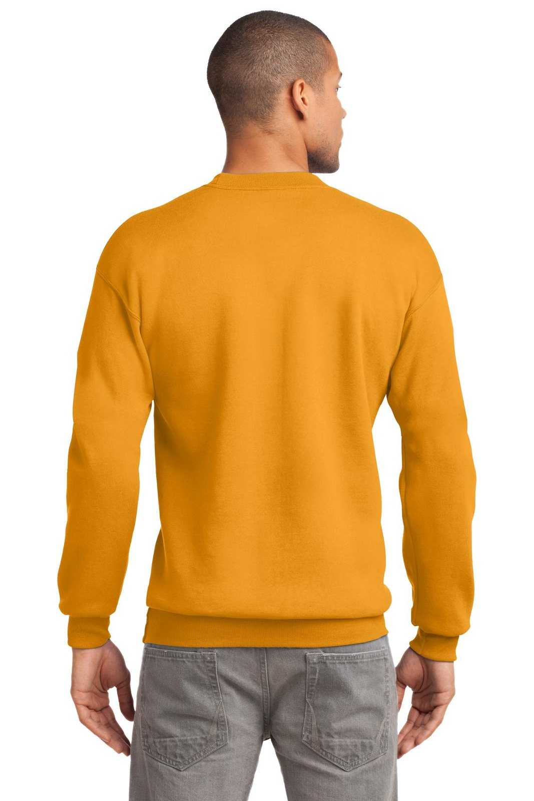 Port & Company PC90 Essential Fleece Crewneck Sweatshirt - Gold - HIT a Double - 1