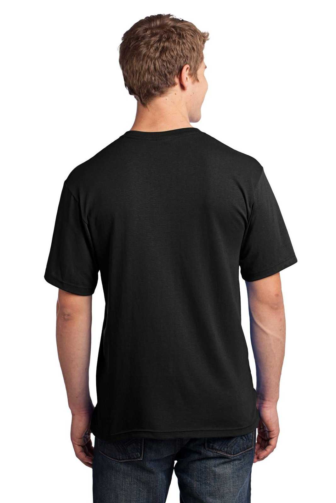 Port &amp; Company USA100P All-American Pocket Tee - Black - HIT a Double - 2