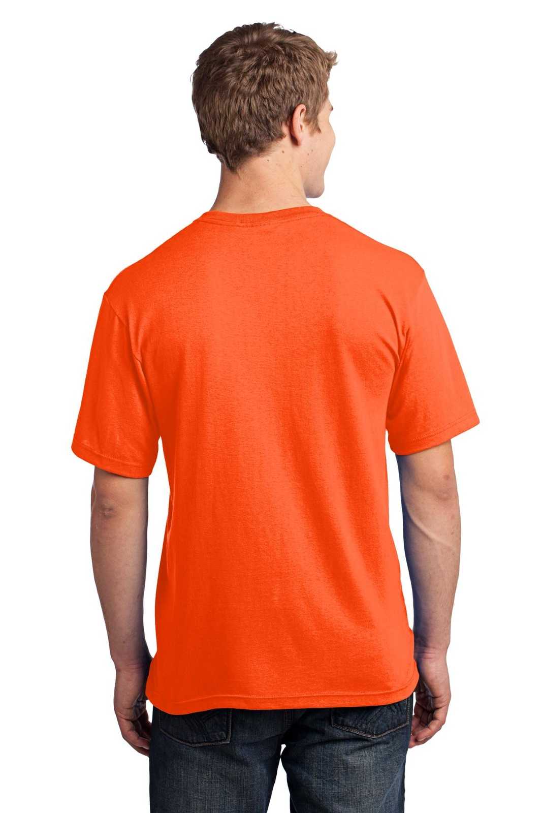 Port &amp; Company USA100P All-American Pocket Tee - Safety Orange - HIT a Double - 2