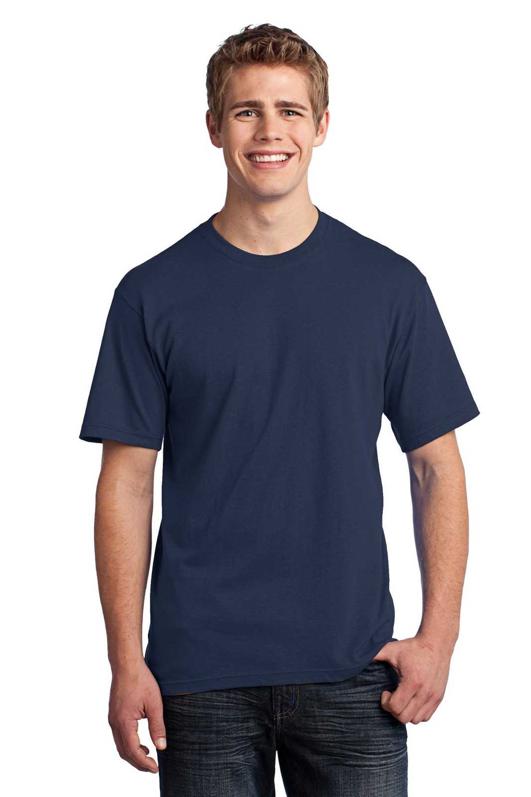 Port &amp; Company USA100 All-American Tee - Navy - HIT a Double - 1