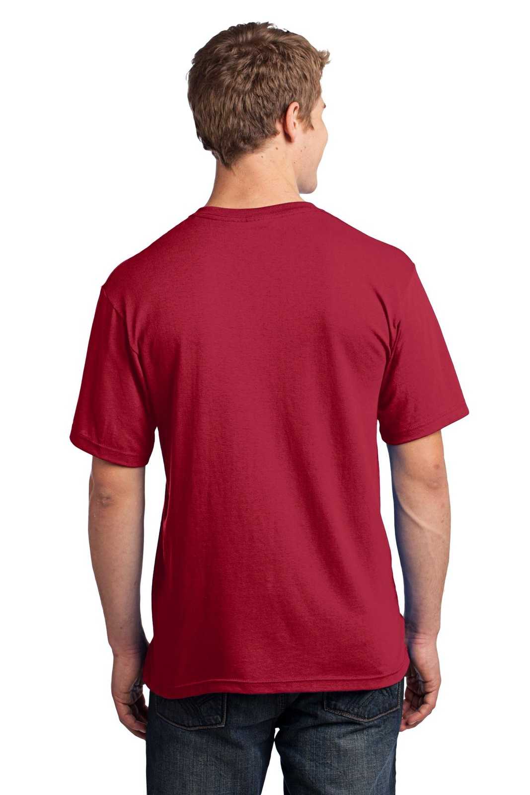 Port &amp; Company USA100 All-American Tee - Red - HIT a Double - 2