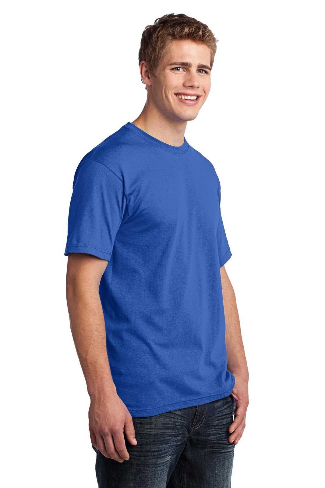 Port &amp; Company USA100 All-American Tee - Royal - HIT a Double - 4