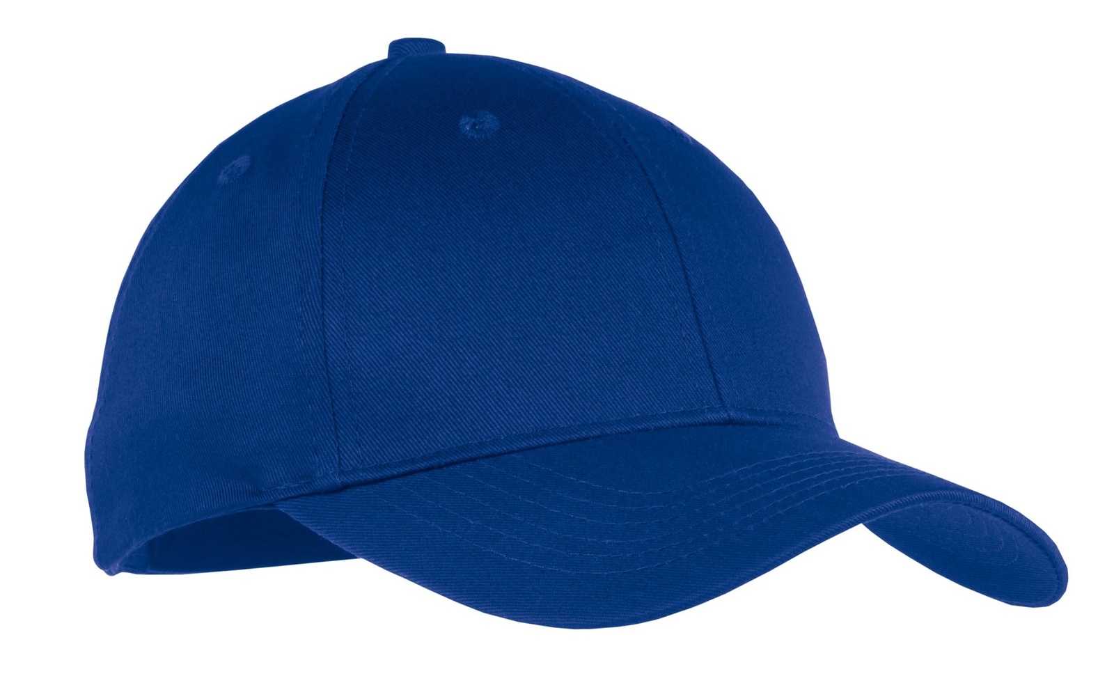 Port & Company YCP80 Youth Six-Panel Twill Cap - Royal - HIT a Double - 1