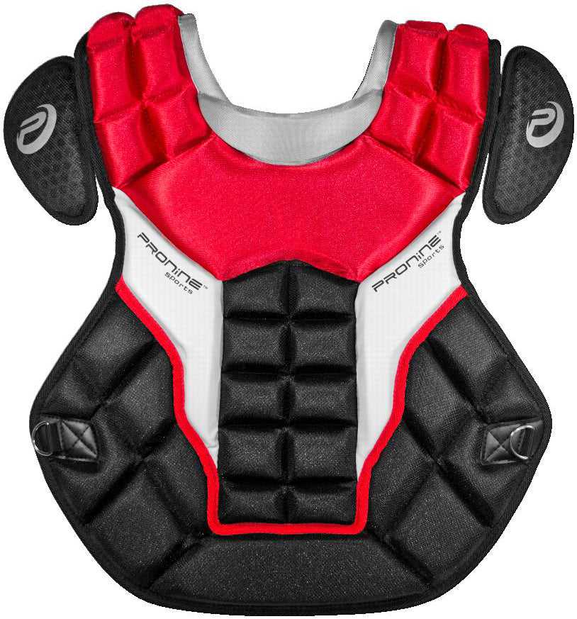 ProNine ACP Armatus Catcher&#39;s Chest Protector - Red - HIT a Double