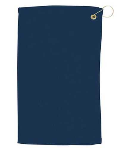 Pro Towels 1118DEC Velour Fingertip Golf Towel - Navy - HIT a Double