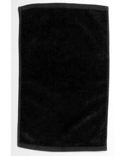 Pro Towels 1118DE Velour Fingertip Sport Towel - Black - HIT a Double