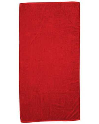 Pro Towels BT10 Jewel Collection Beach Towel - Red - HIT a Double