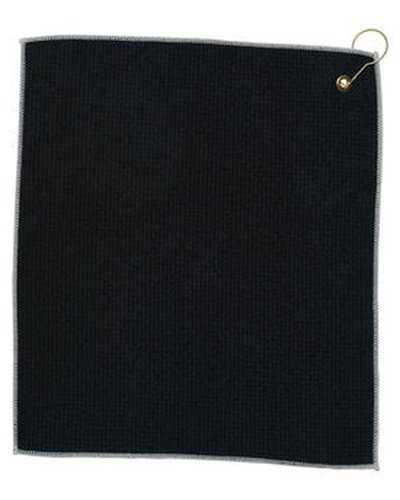 Pro Towels MW18CG Microfiber Waffle Small - Black White - HIT a Double
