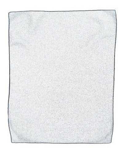 Pro Towels MW18 Microfiber Waffle Small - White Black - HIT a Double