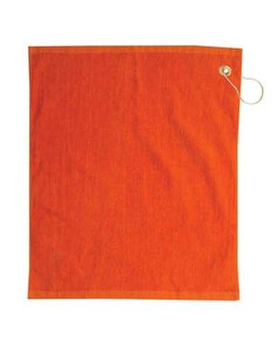 Pro Towels TRUE18CG Jewel Collection Soft Touch Golf Towel - Orange - HIT a Double