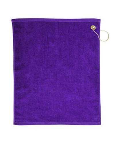 Pro Towels TRUE18CG Jewel Collection Soft Touch Golf Towel - Purple - HIT a Double