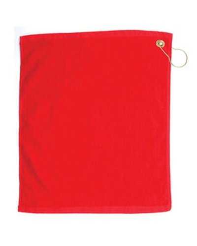 Pro Towels TRUE18CG Jewel Collection Soft Touch Golf Towel - Red - HIT a Double