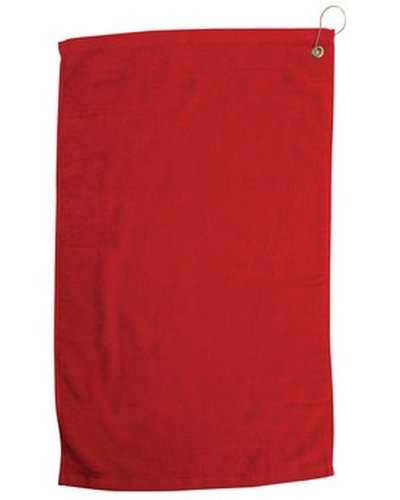Pro Towels TRUE25CG Diamond Collection Golf Towel - Red - HIT a Double