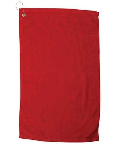 Pro Towels TRUE35CG Platinum Collection Golf Towel - Red - HIT a Double
