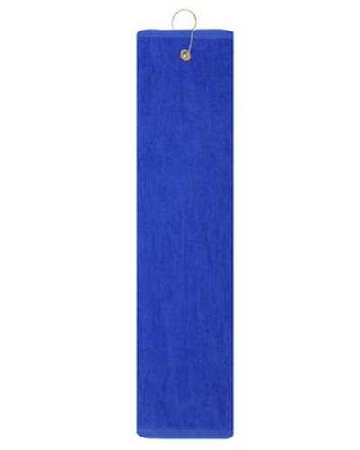 Pro Towels TRUE35TF Platinum Collection Golf Towel - Royal Blue - HIT a Double