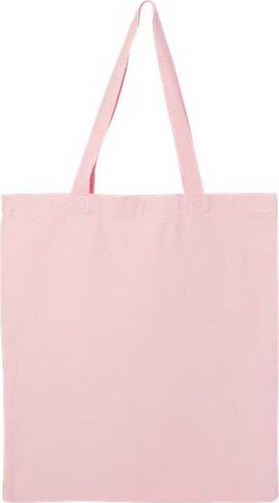 Q-Tees Q800 Promotional Tote - Light Pink - HIT a Double - 2