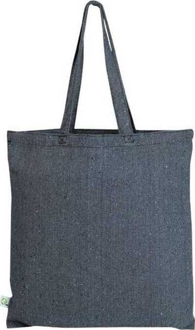 Q-Tees S800 Sustainable Canvas Bag - Navy Blue - HIT a Double - 1
