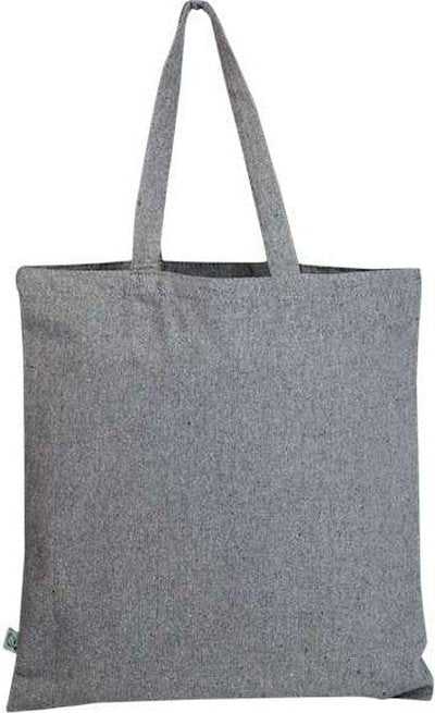 Q-Tees S800 Sustainable Canvas Bag - Steel Gray - HIT a Double - 1