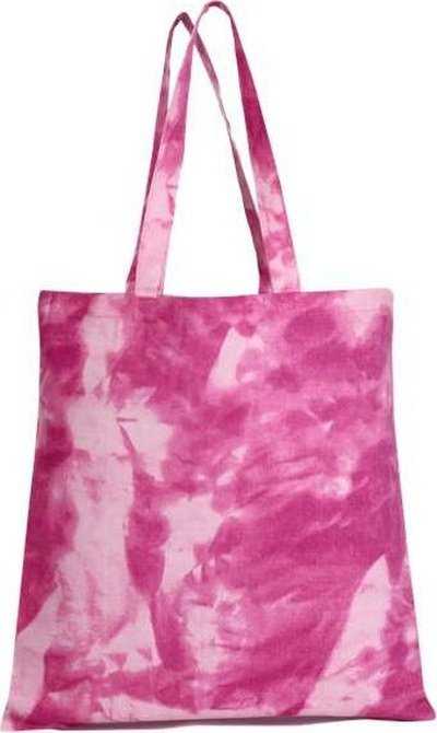 Q-Tees TD800 Tie-Dyed Canvas Bag - Pink Lady - HIT a Double - 1