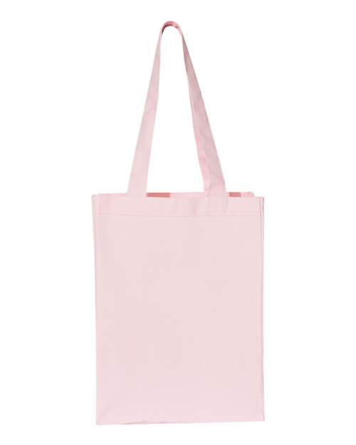 Q-Tees Q1000 12L Gussetted Shopping Bag - Light Pink - HIT a Double