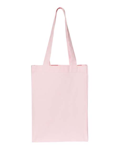 Q-Tees Q1000 12L Gussetted Shopping Bag - Light Pink - HIT a Double
