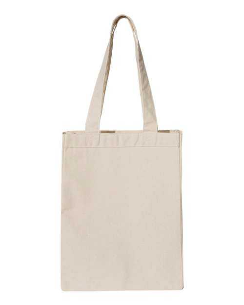 Q-Tees Q1000 12L Gussetted Shopping Bag - Natural - HIT a Double