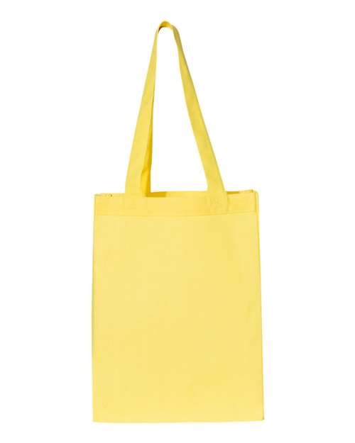 Q-Tees Q1000 12L Gussetted Shopping Bag - Yellow - HIT a Double