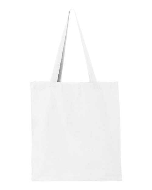 Q-Tees Q125300 14L Shopping Bag - White - HIT a Double