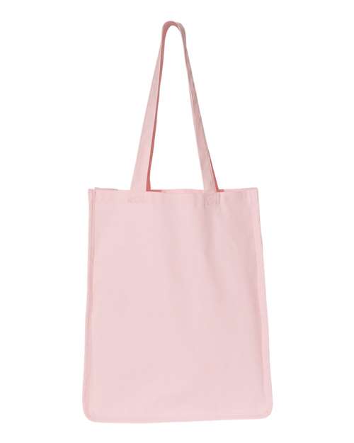 Q-Tees Q125400 27L Jumbo Shopping Bag - Light Pink - HIT a Double