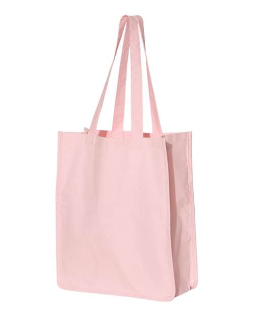 Q-Tees Q125400 27L Jumbo Shopping Bag - Light Pink - HIT a Double