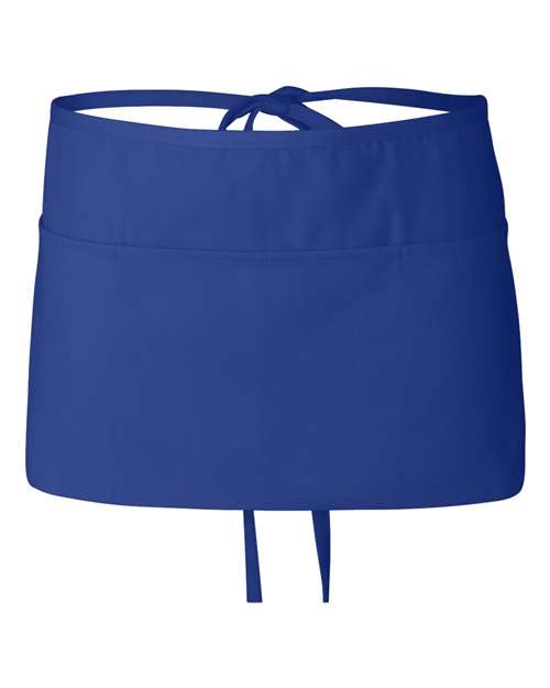 Q-Tees Q2115 Waist Apron with Pockets - Royal - HIT a Double