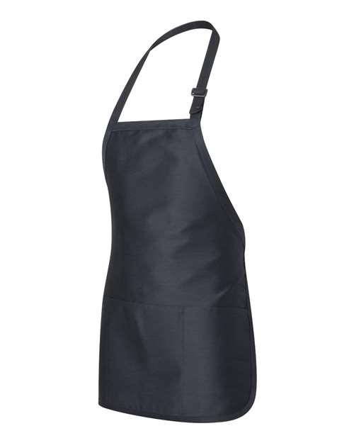 Q-Tees Q4250 Full-Length Apron with Pouch Pocket - Navy - HIT a Double