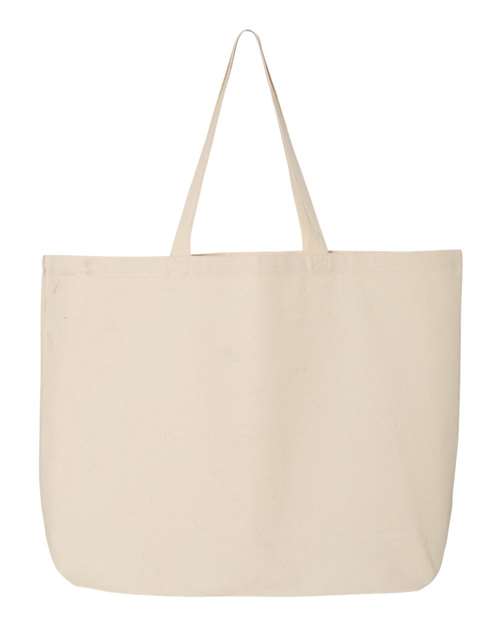 Q-Tees Q600 25L Jumbo Tote - Natural - HIT a Double